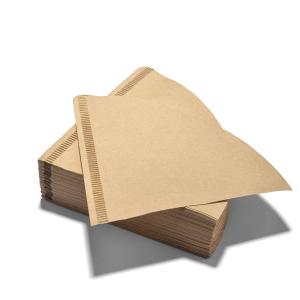 Quality Natural V Shaped Bonded Filter Paper Coffee Filters 13x10x10cm wholesale