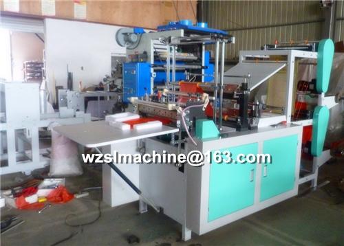 Cheap Double Layer Sealing and Cold Cutting Bag Making Machine for sale