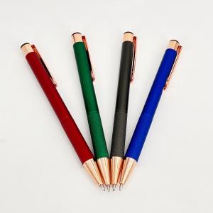 Quality Simple Press Metal Ballpoint Pen Wholesale Matte Roller Ball Pen For Business Gifts wholesale