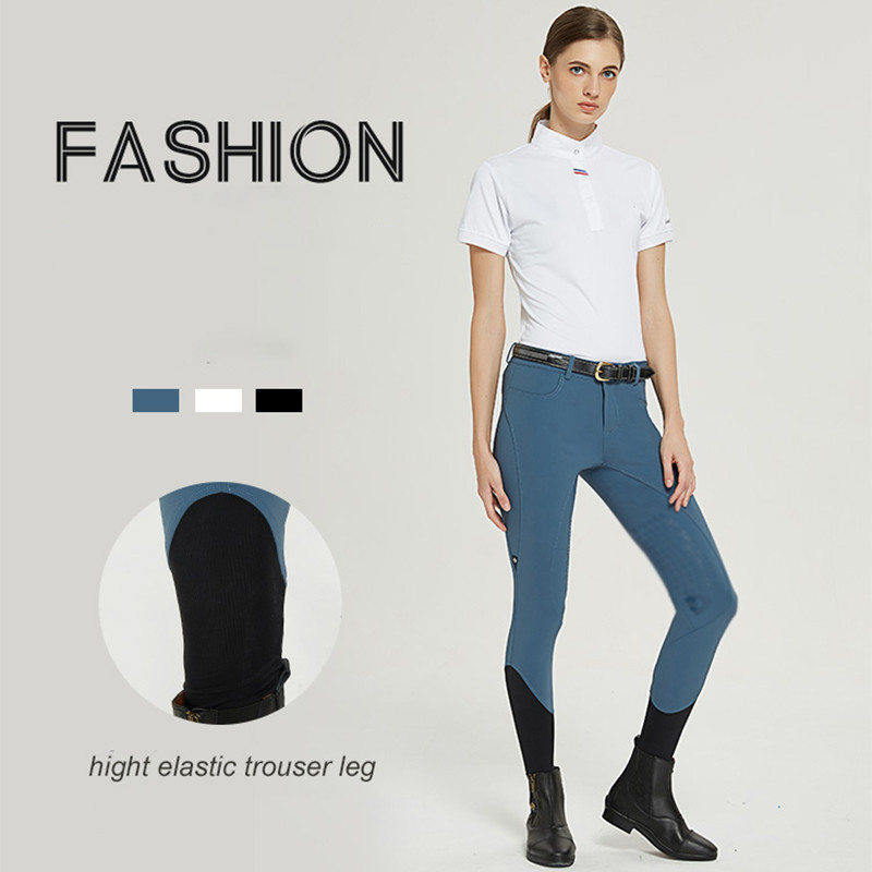 Custom Non Slip Horse Riding Breeches Pants Four Way Stretchable Grip Quick Dry