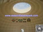 10m dia Inflatable Igloo Tent With Clear Top Roof , Inflatable Dome Tent