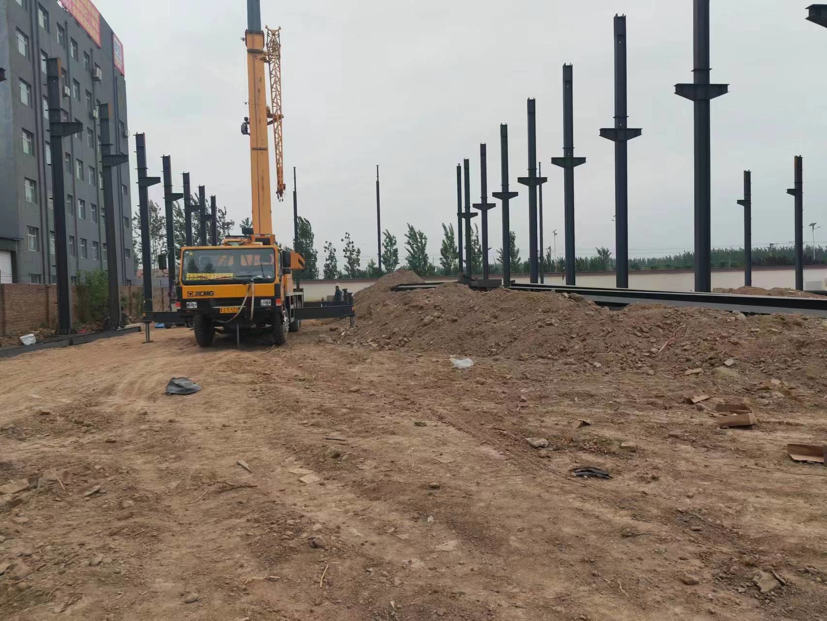 Painted 30x30 Prefabricated Steel Warehouse Customizable