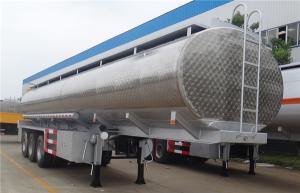 Quality 50000 Liters Oil Fuel Delivery Truck Transportation Tank , Fuel Tank Semi Trailer wholesale