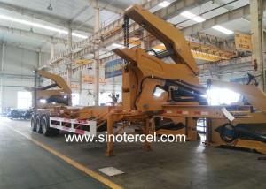 Quality Telescopic Boom 40t Sidelifter Trailer Lifting Mechanism With Air Suspension wholesale