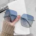 UV400 Protection Metal Frame Sunglasses Gradient Lens For Women