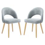 Ergonomic Elegance Upholstered Velvet 810mm Gold Modern Leisure Chair
