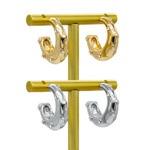 Quality Helix Gold Barbell Earring 16g Gold Cartilage Piercing Earrings wholesale