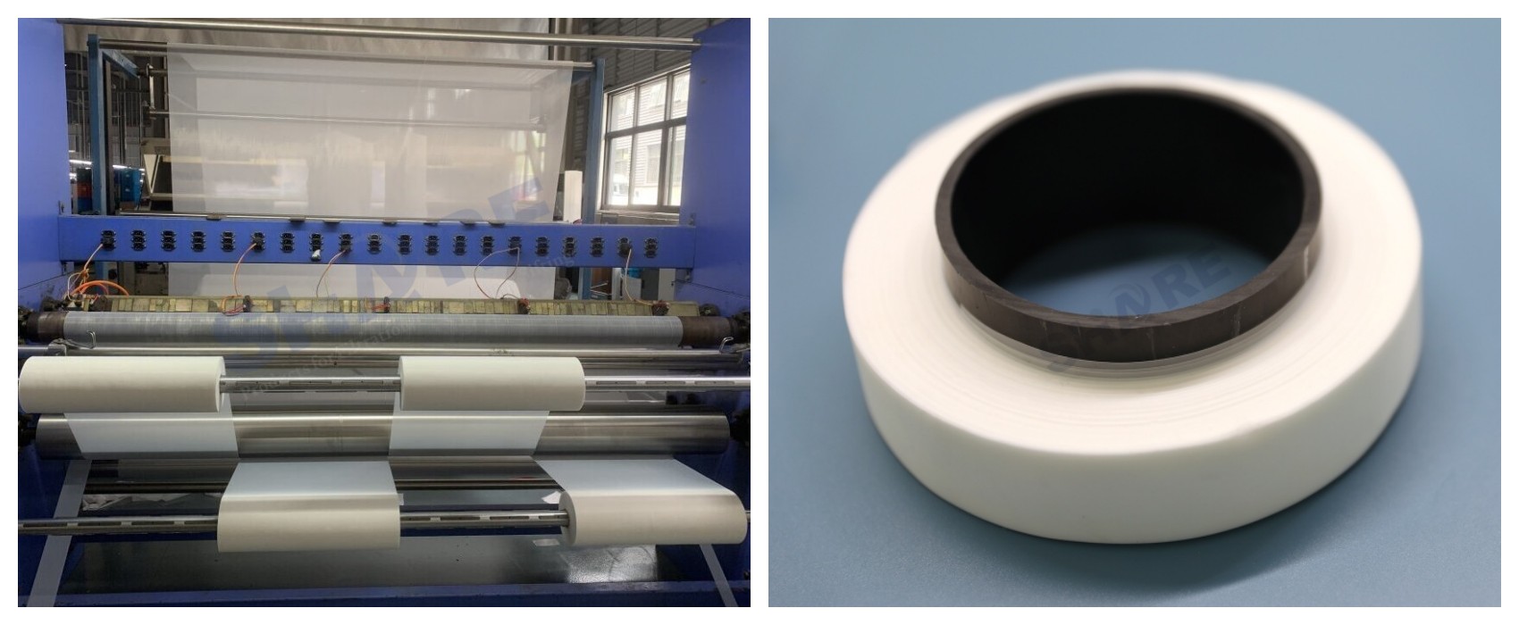 filter mesh slitting to ribbons