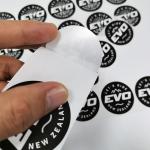 BOPP Custom Retail Labels Varnishing Rotary Printable Vinyl Sticker Paper