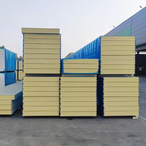 Quality 50mm-250mm PU Sandwich Wall Panel For Clean Room / Cold Room wholesale