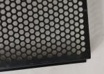Black Metal 6*2mm Perforated Sheet Mesh For Speaker Grille