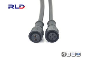 Quality M6/M8/M12 Straight Plug IP67 Waterproof Cable Connectors Male Female 22-16AWG wholesale