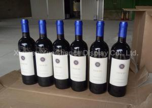 Quality Customized Size Window Display Decorations Fiberglass Wine Bottle With Logo wholesale