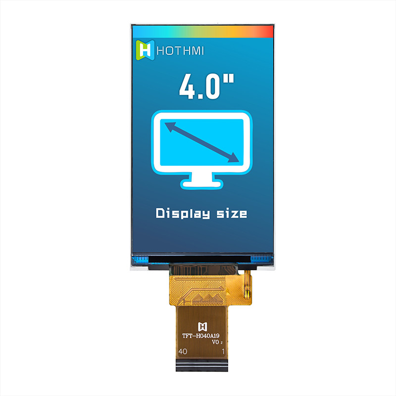 4.0 Inch IPS 480x800 Wide Temperature TFT Display Panel ST7701S For Industrial Computer