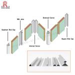 Wall Protection Aluminium Panel Trim 2.5mm Thickness OEM Available
