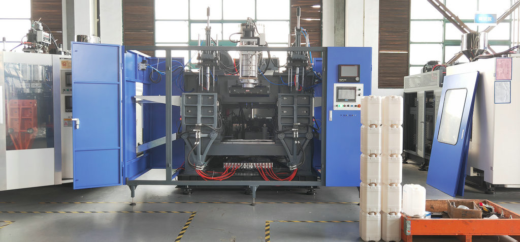 HDPE Bottle Cover PE Blow Molding Machine High Speed Full Automatic