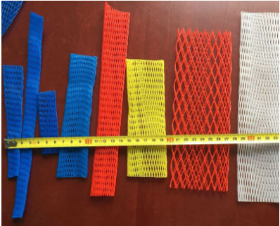 Non - Toxic Protective Mesh Sleeving For Metal Parts / Wine Bottle / Packing Bags