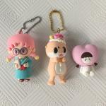 OEM ODM Soft PVC 3D Cartoon Character Charms Sparkle Printing Ornament Gifts