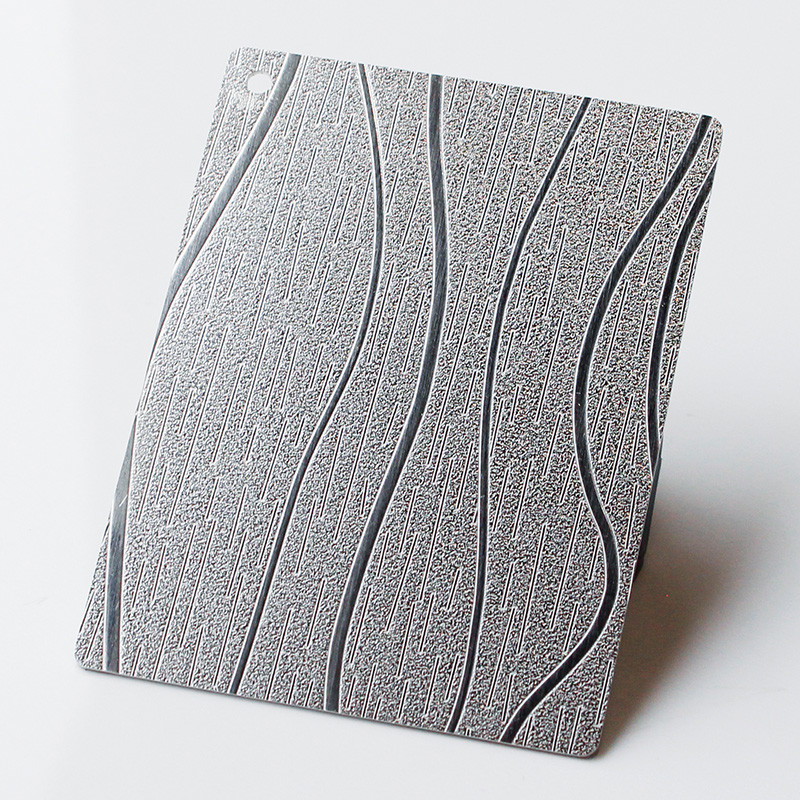 AISI 304 316 Decorative Metal Panels Textured Finish Embossed Stainless Steel Sheet