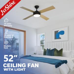 Quality 52 Inches Indoor Ceiling Fan With Light DC Motor Amart Control wholesale