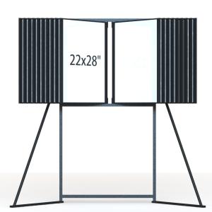 Quality Knocked Down Construction Poster Display Stand 22X28 Inch wholesale