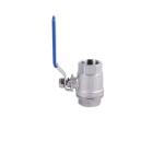 General 1/4" to 4" Stainless Steel 2PC Screwed End Ball Valve 3A DIN NPT BSPT