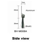 1000mm Aluminium Door Bottom Brush Strip Silver Door Sweep