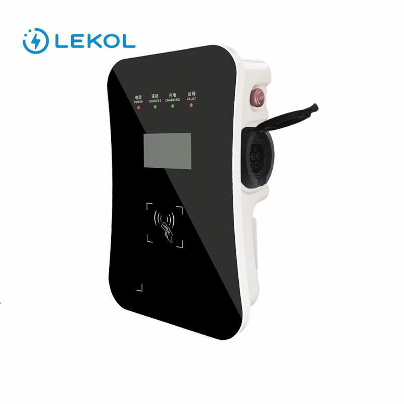 22kw Wall Mounted AC EV Charger Wallbox Car Home Charging Station Type 2 Plug