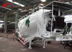 12 Wheels 45cbm Bulk Cement Semi Trailer 4 Inches Discharging Hose Diameter