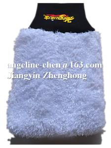 Quality Meguiar's super soft microfiber white car cleaning gloves wholesale