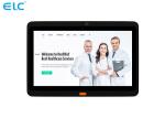 Black Healthcare Digital Signage High Brightness 1920*1080 Resolution