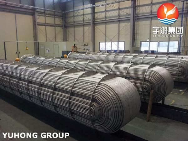 Cheap ASME SA213 TP316L Stainless Steel Tube Bundle Heat Exchanger Parts for sale