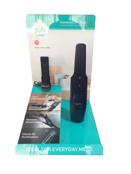 TSCA Tabletop Vacuum Cleaner Display Stands , Multipurpose Electronic Display