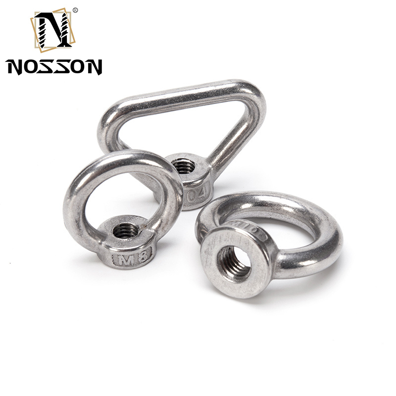 Triangle Ring Lifting Eye Nuts Measurement system Imperial Inch Fine Thread Polish DIN582 Eyenut M6 M8 M10 M12 M16 M20 M24