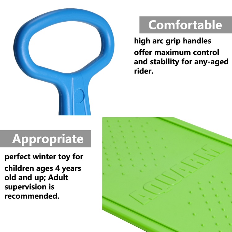 2KGS Board Weight Children's Folding Snow Scooter with Lightweight and Easy to Carry
