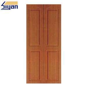 Quality Double MDF Bedroom Wardrobe Doors For Wooden Clothes Cabinet , PVC Film Surface wholesale