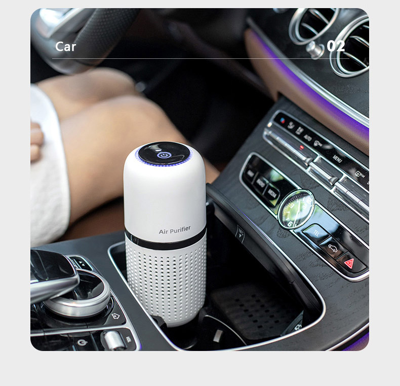 HOMEFISH Anion Car Air Purifier USB Charge DC5V/1000mAh