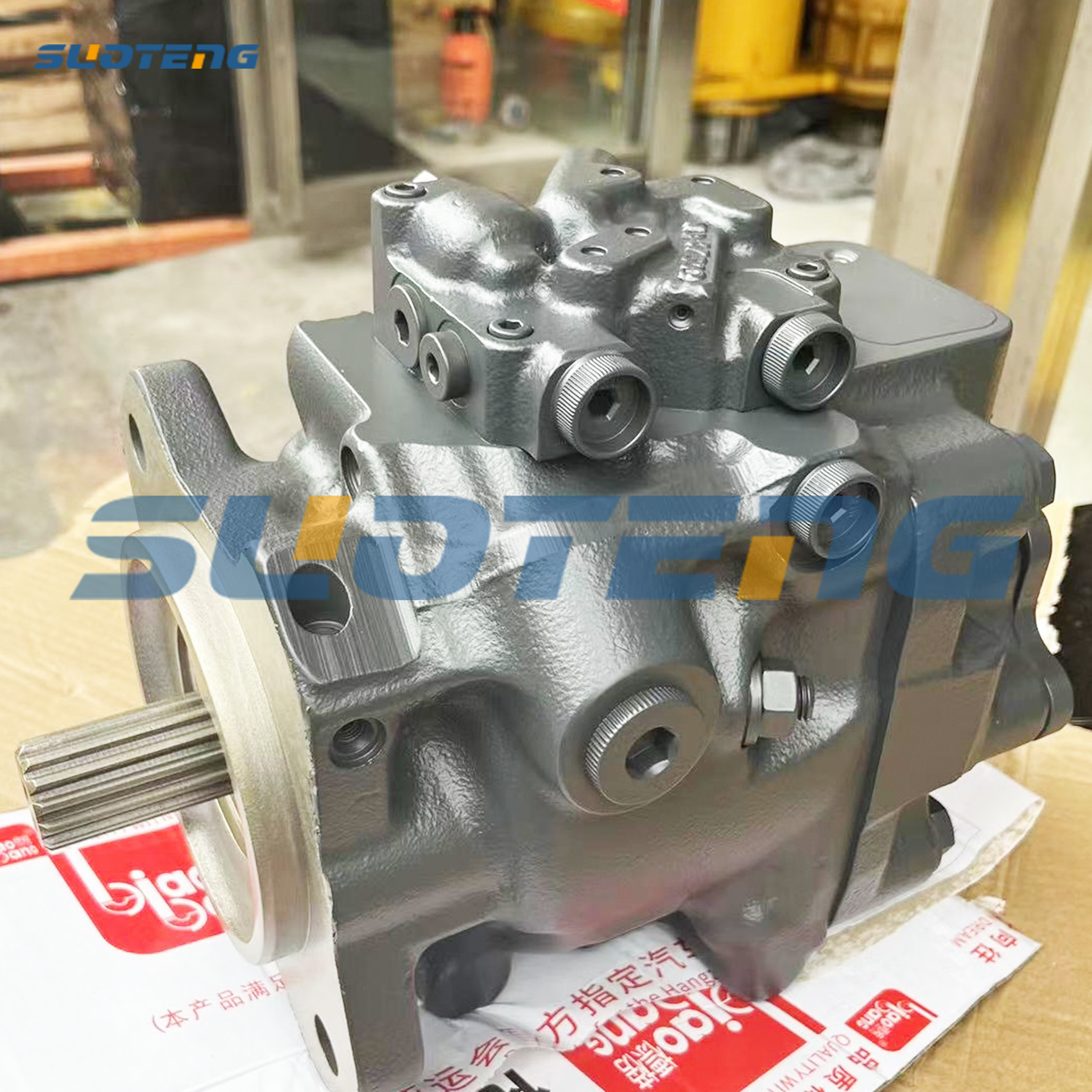 708-1U-00163 Hydraulic Pump Fan Pump 7081U00163 for WB146-5 Backhoe Loader