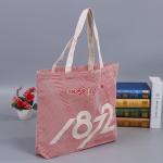 High Capacity Durable Reusable Cotton Shopping Bags Ladies Fashion Handbags