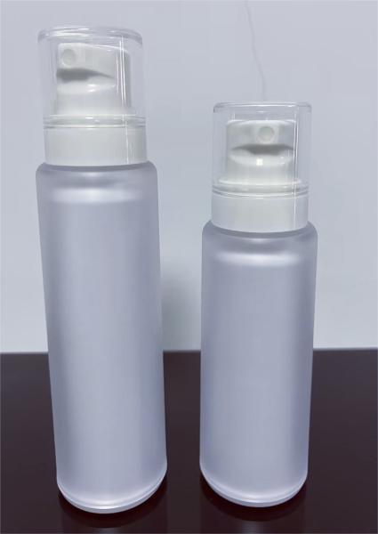 Frosted Semi Transparent Fine Mist Hair Spray Bottle 100ml 120ml Ultra Fine