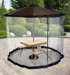140cm 150cm Garden 1kg Pure Garden Outdoor Umbrella Screen Parasol