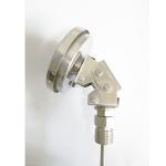 Heat Transfer 100mm Bimetal Thermometer Temperature Gauge Stainless Steel