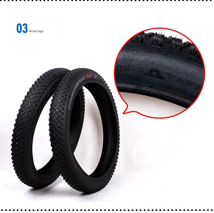Rubber Electric Bike Parts 26x4.0 E Bike Tires And Tubes