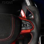 LED Display Alcantara Leather Cadillac Xt5 Steering Wheel Carbon Fiber Auto
