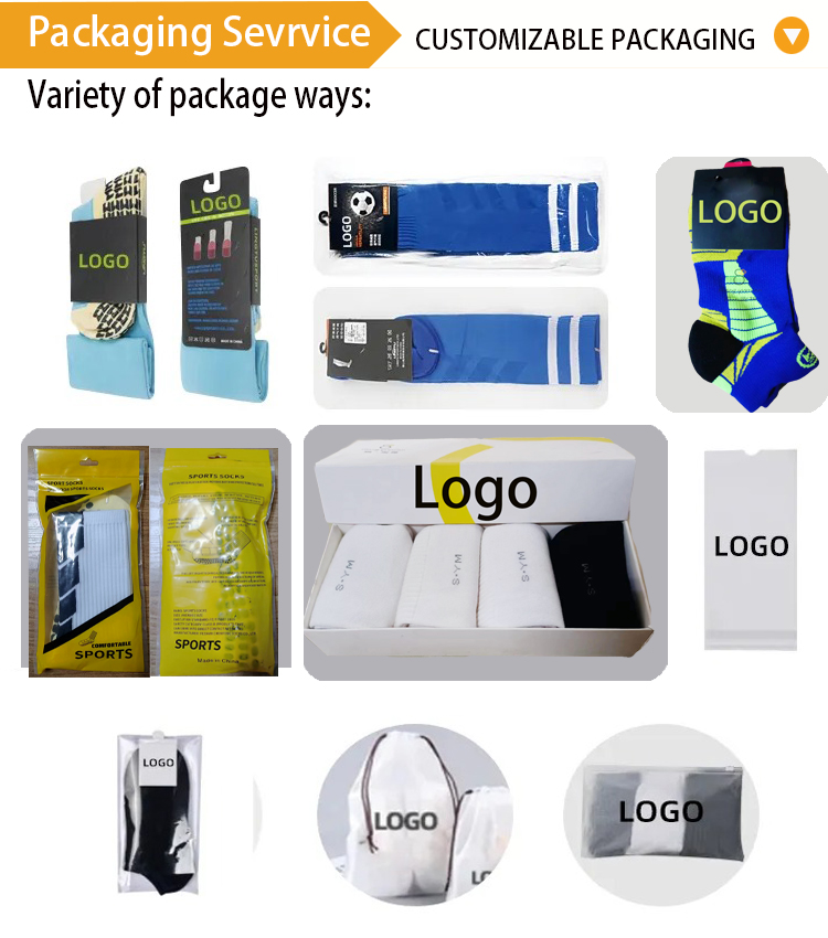 Men's Non-slip Sports Football Training Socks with Customized Logo from Professional