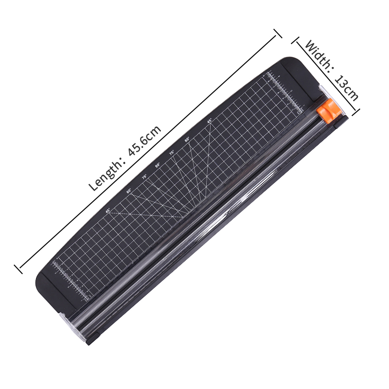 Compact Manual A3 Paper Trimmer with Safely Blade and Cutting Thickness of 1mm in Black