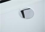 Shower Cabins White Acrylic ABS Tray 1600*1200*2150mm black aluminium