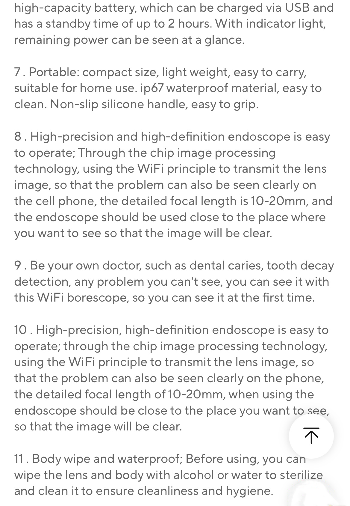 Portable Wifi Wireless Dental Intraoral Camera for Tooth Stains Care and Visual Oral Examination Shelf Life 3 years