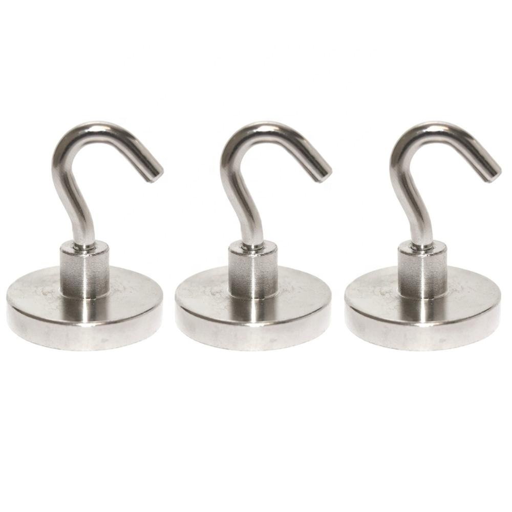 Composite Rare Earth Magnet D25 D20 D32 D36 Magnetic Hook for Industrial Applications