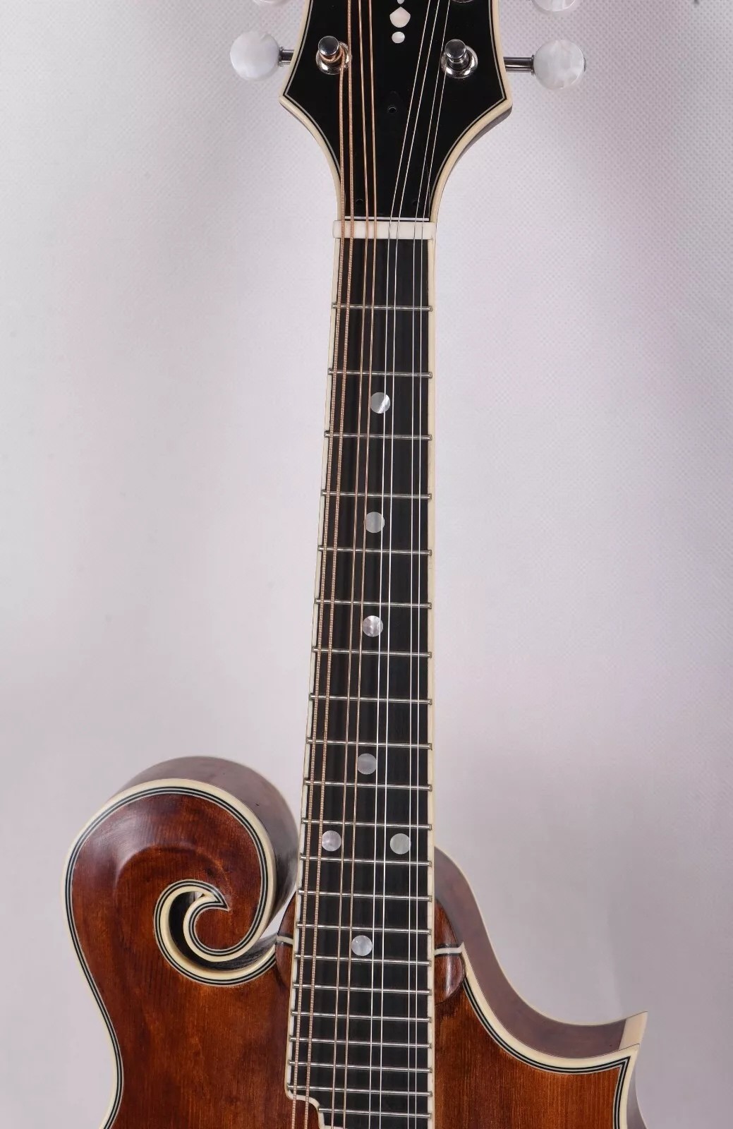 Custom Grand Handcarved Solid Spruce Top 8 Strings F Style Mandolin, Accept Mandolin OEM